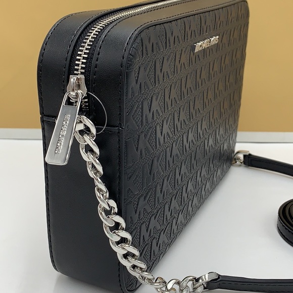 MICHAEL KORS LARGE EAST WEST CROSSBODY BLACK - Picture 15 of 16